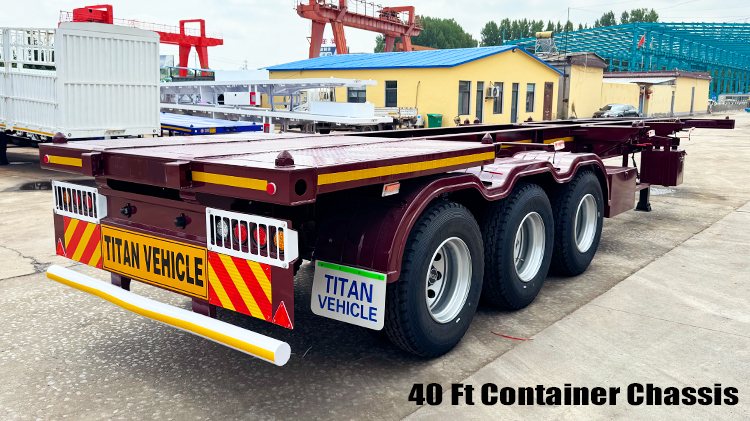 3 Axle 40 Ft Shipping Container Trailer for Sale in Guyana