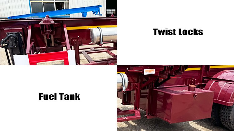 3 Axle 40 Ft Shipping Container Trailer for Sale in Guyana