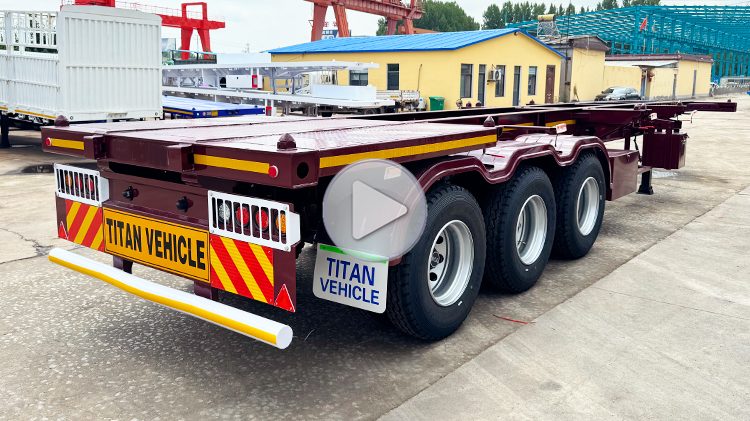 3 Axle 40 Ft Shipping Container Trailer for Sale in Guyana