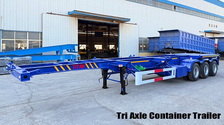 Tri Axle 40 Ft Container Chassis Trailer for Sale in Guyana