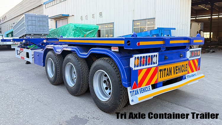 Tri Axle 40 Ft Container Chassis Trailer for Sale in Guyana