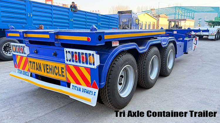 Tri Axle 40 Ft Container Chassis Trailer for Sale in Guyana