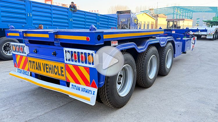 Tri Axle 40 Ft Container Chassis Trailer for Sale in Guyana