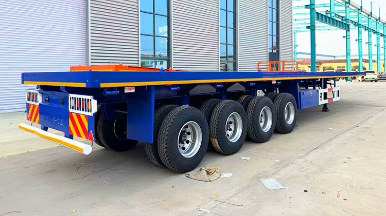 4 Axle Flat Bed Semi Trailer for Sale Near Me in Jamaica