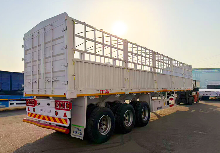 3 Axle Fence Semi Trailer for Sale in Bolivia