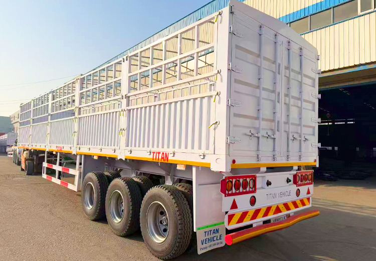 3 Axle Fence Semi Trailer for Sale in Bolivia