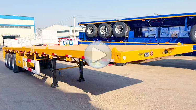 Titan Flatbed Trailer 3 Axle for Sale in El Salvador