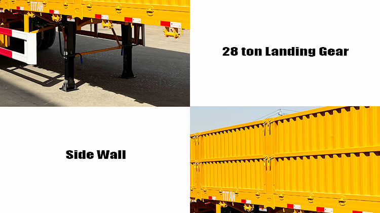 3 Axle Side Wall Trailer for Sale in Sierra Leone