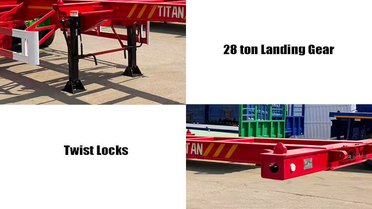 40 Ft Shipping Container Chassis for Sale in Ghana