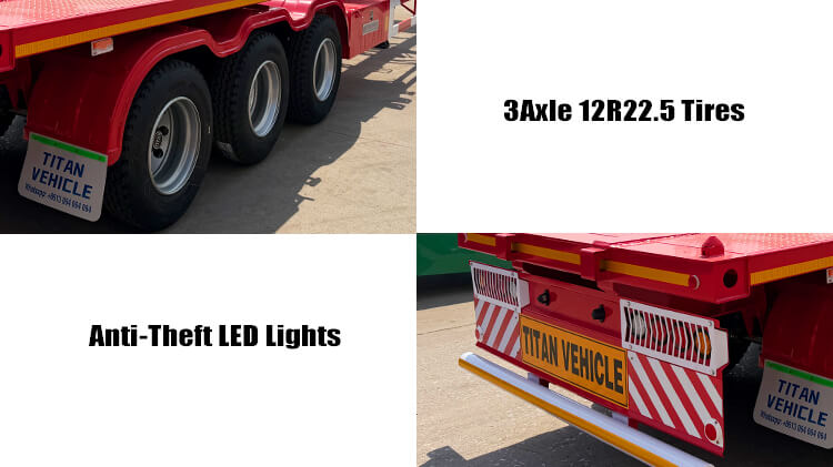 40 Ft Shipping Container Chassis for Sale in Ghana