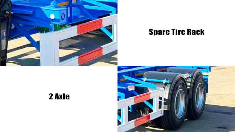 20 Ft Container Chassis for Sale in Mexico