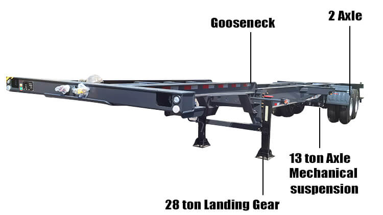 40 Ft Container Chassis for Sale in Jamaica