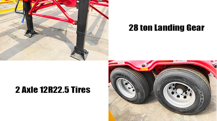 2 Axle Skeletal Semi Trailer for Sale in Nigeria
