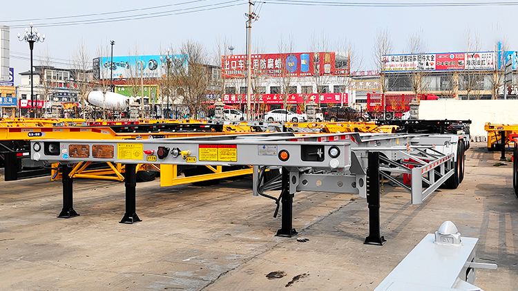 2 Axle 40 Ft Container Skeletal Trailer for Sale in Tanzania
