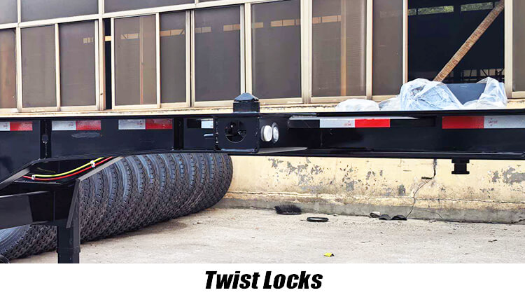 Cimc 2 Axle 40 Ft Container Chassis Trailer for Sale in Venezuela