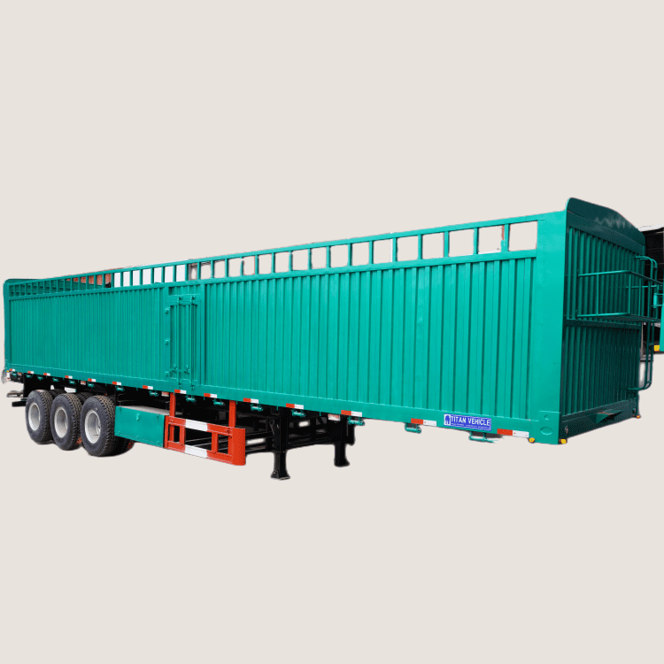 Tri Axle 50 Ton Sidewall Cargo Semi Trailer