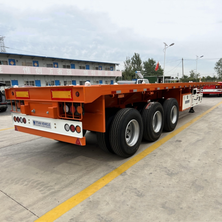 Tri Axle Flatbed Trailer for Sale