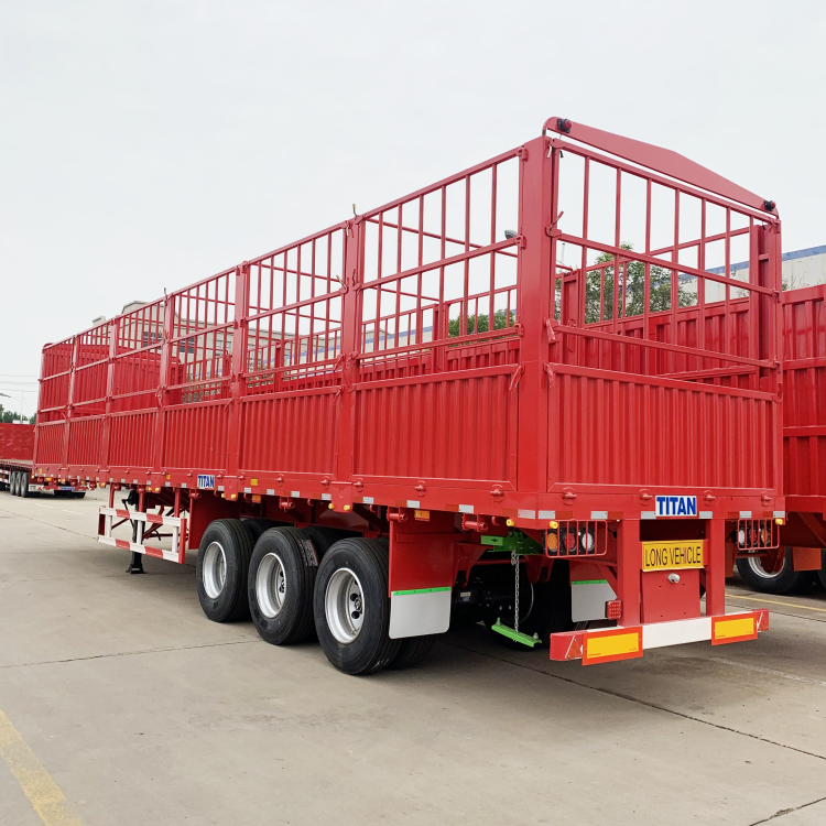 China 60 Tons Stake Semi Trailer