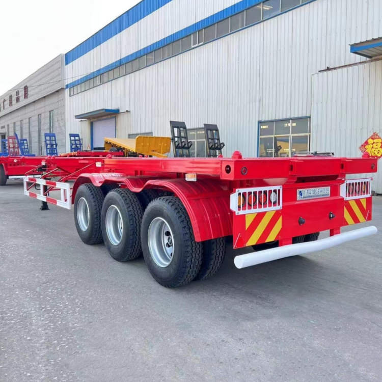 Tri Axle 40 Ft Container Trailer