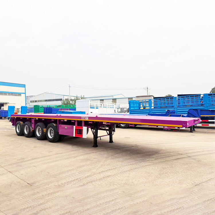 Titan 4 Axle Flatbed Trailer