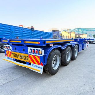 Tri Axle 40 Ft Container Chassis